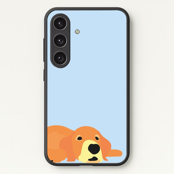 Laying and chilling - Dog Patterns - Dog Patterns Phone Case for Galaxy S24