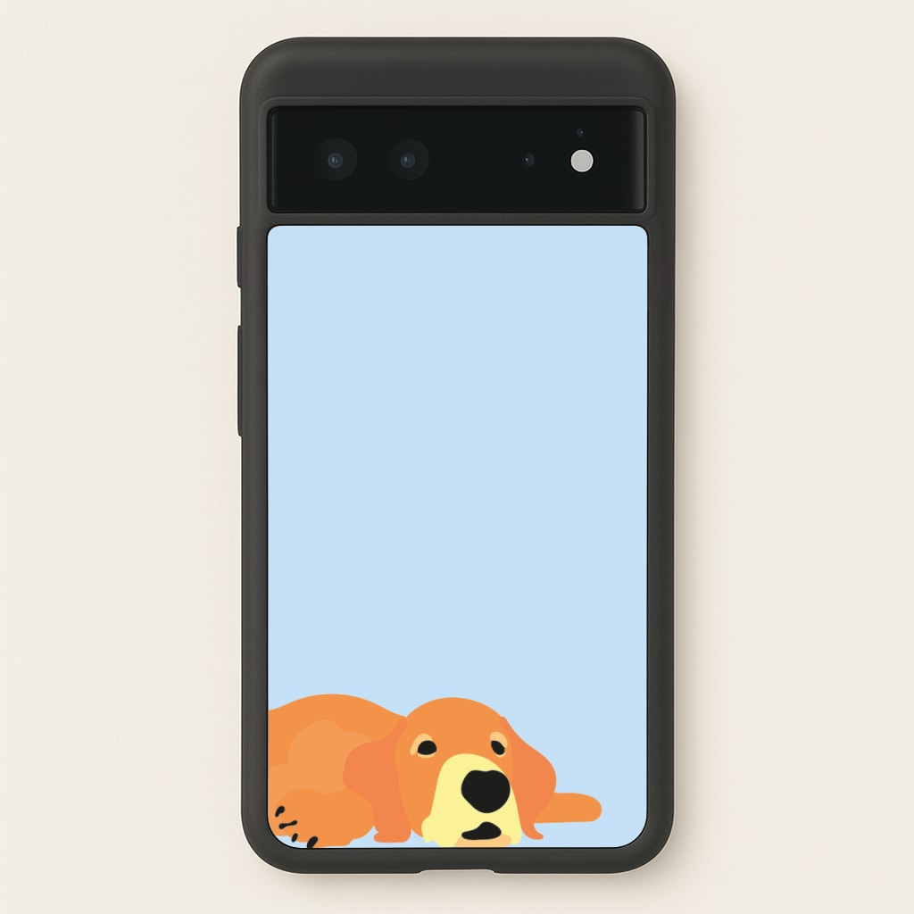 Laying and chilling - Dog Patterns - Dog Patterns Phone Case for Google Pixel 6
