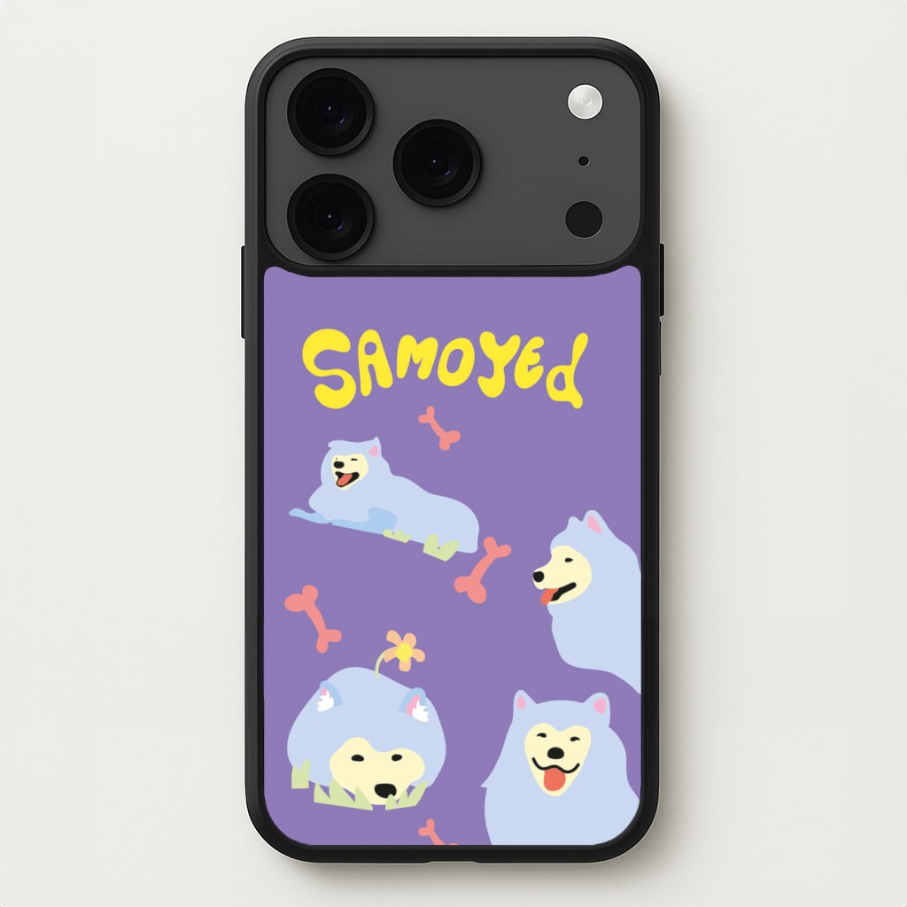 Samoyed - Dog Patterns Phone Case for iPhone 17 Pro Max