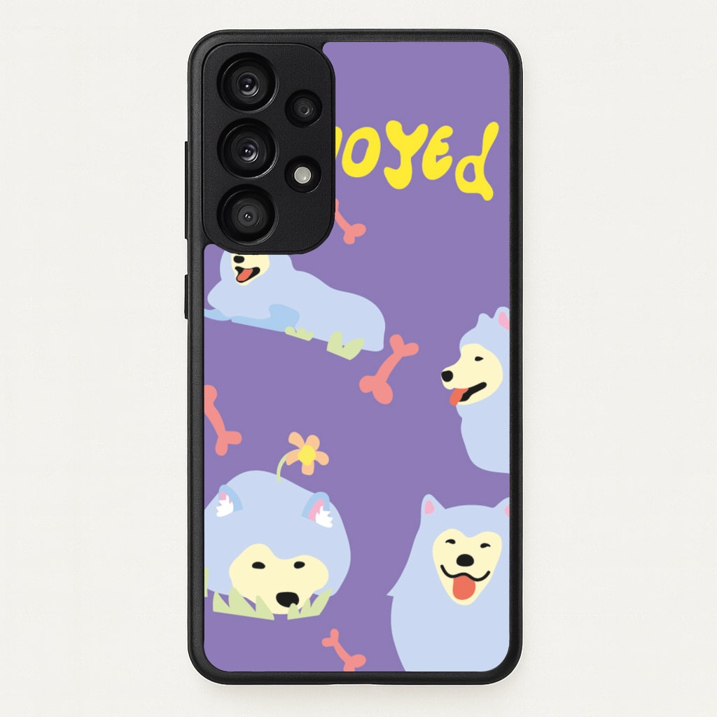 Samoyed - Dog Patterns - Dog Patterns Phone Case for Galaxy A53
