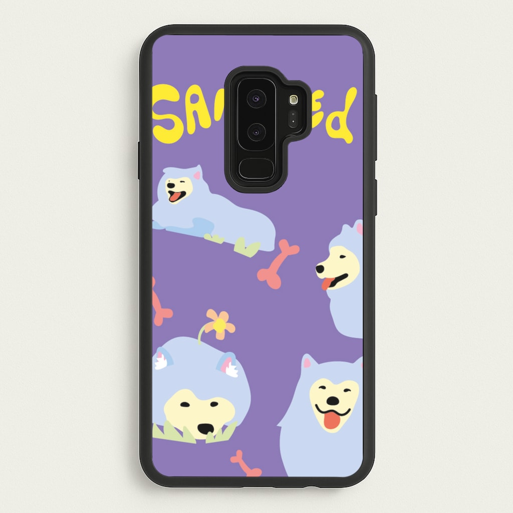 Samoyed - Dog Patterns - Dog Patterns Phone Case for Galaxy S9 Plus