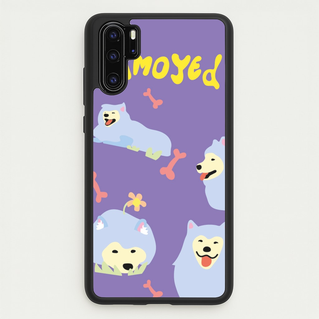Samoyed - Dog Patterns - Dog Patterns Phone Case for Huawei P30 Pro