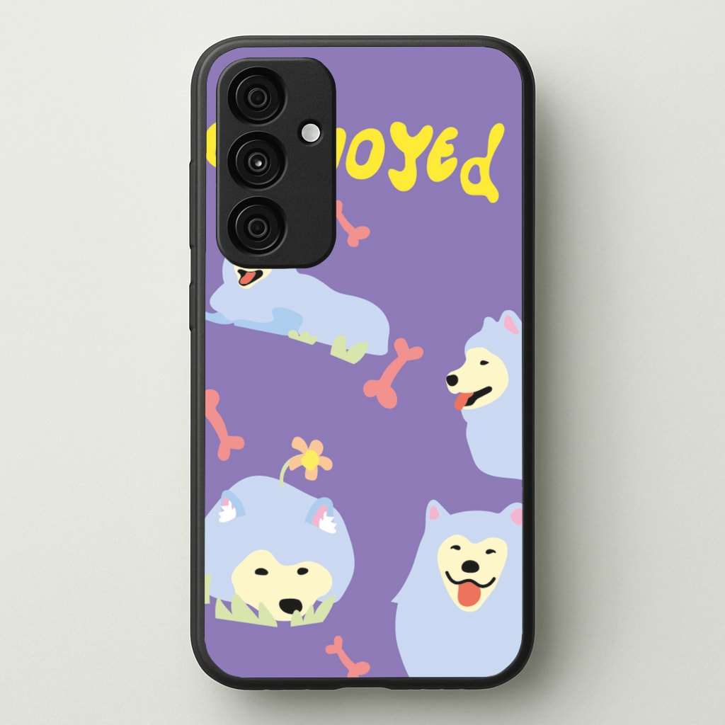 Samoyed - Dog Patterns - Dog Patterns Phone Case for Galaxy A15