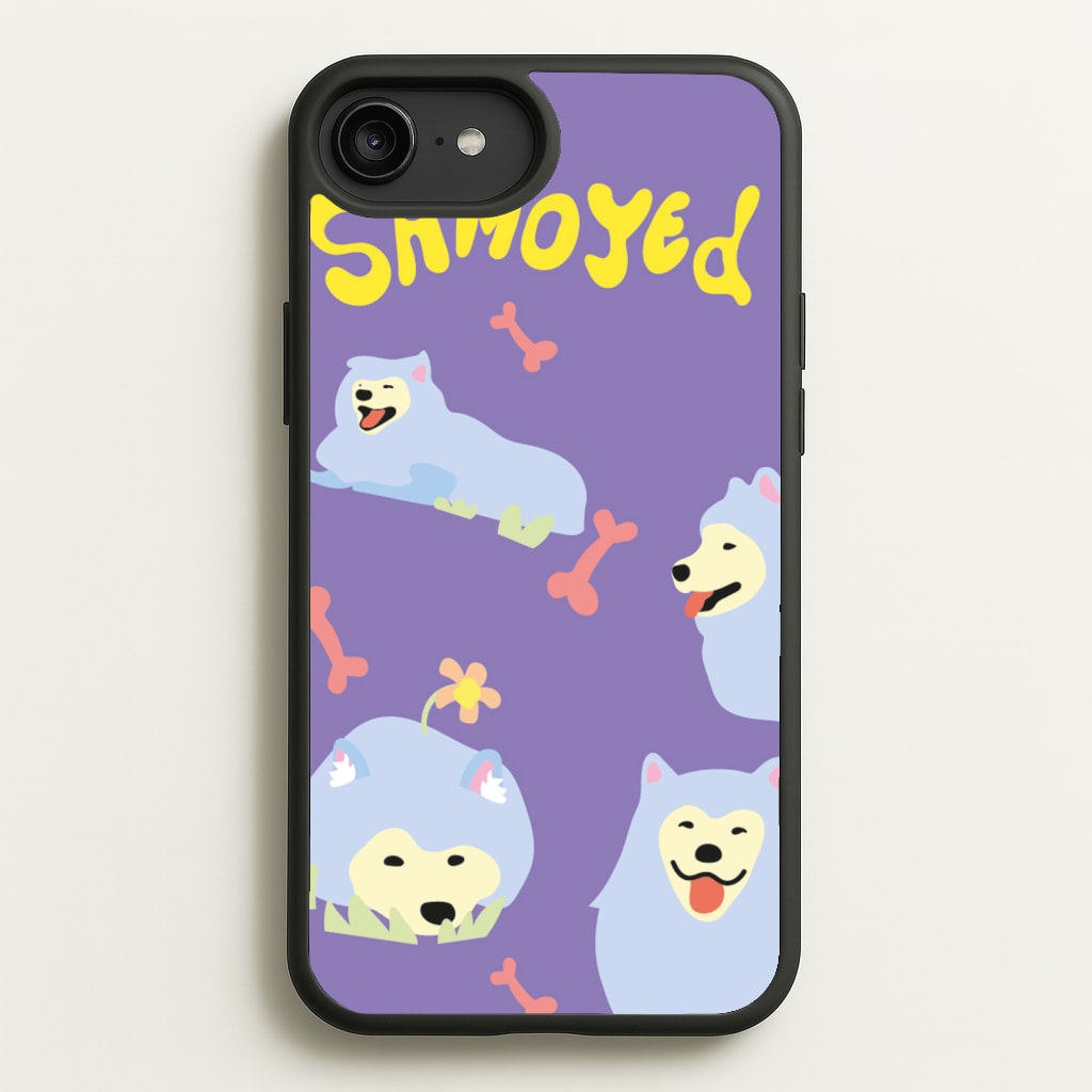 Samoyed - Dog Patterns - Dog Patterns Phone Case for iPhone 6 Plus / 7 Plus / 8 Plus