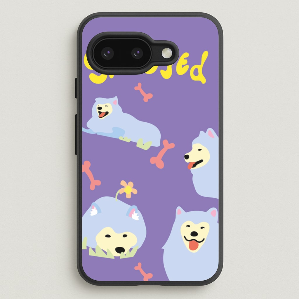 Samoyed - Dog Patterns - Dog Patterns Phone Case for Google Pixel 9a