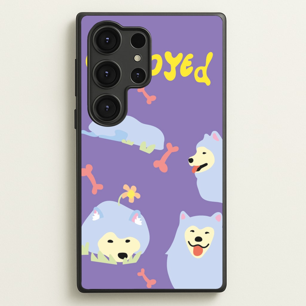 Samoyed - Dog Patterns - Dog Patterns Phone Case for Galaxy S25 Ultra