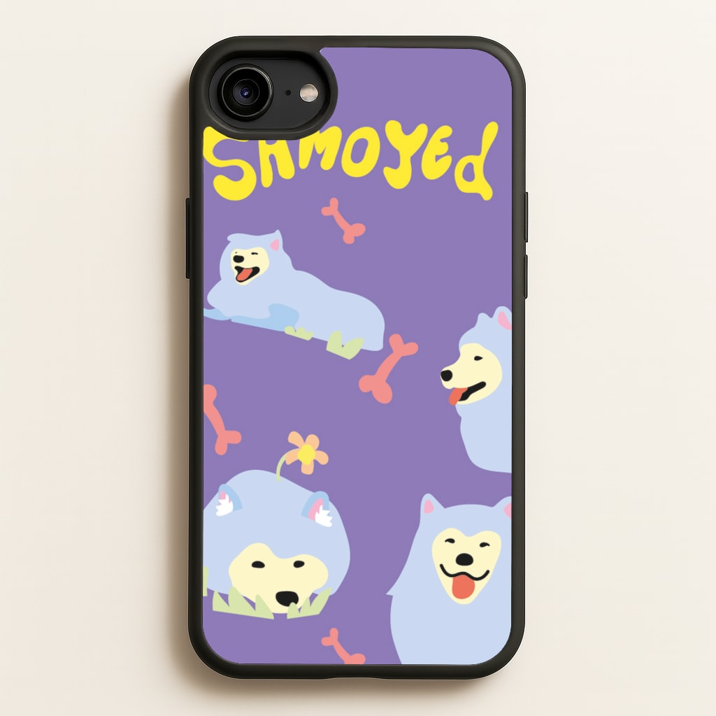Samoyed - Dog Patterns - Dog Patterns Phone Case for iPhone 6 / 7 / 8 / SE