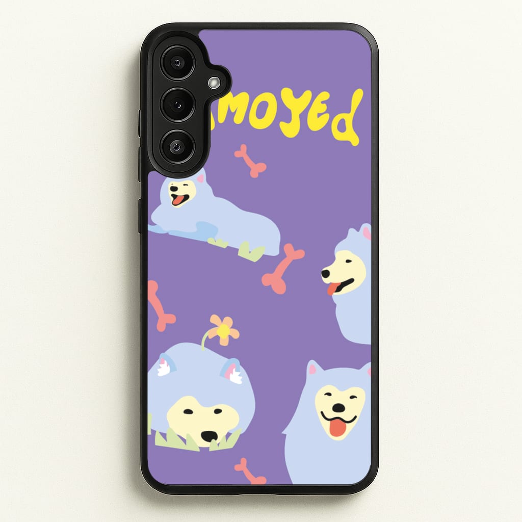 Samoyed - Dog Patterns - Dog Patterns Phone Case for Galaxy A34