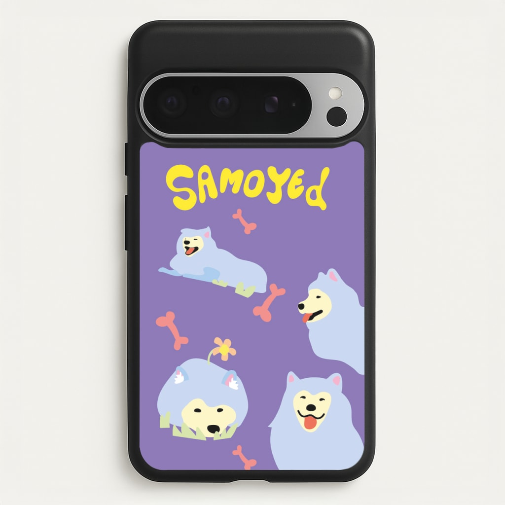 Samoyed - Dog Patterns - Dog Patterns Phone Case for Google Pixel 9 Pro XL