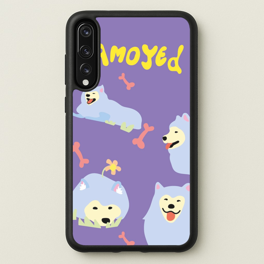 Samoyed - Dog Patterns - Dog Patterns Phone Case for Huawei P20 Pro