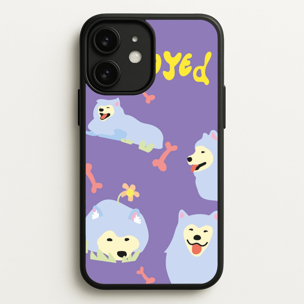 Samoyed - Dog Patterns - Dog Patterns Phone Case for iPhone 11