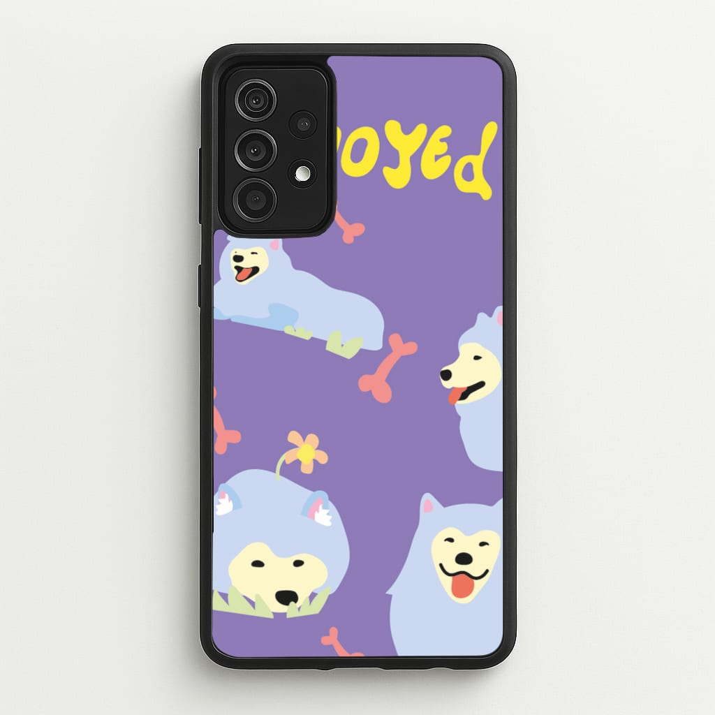 Samoyed - Dog Patterns - Dog Patterns Phone Case for Galaxy A52 / A52s