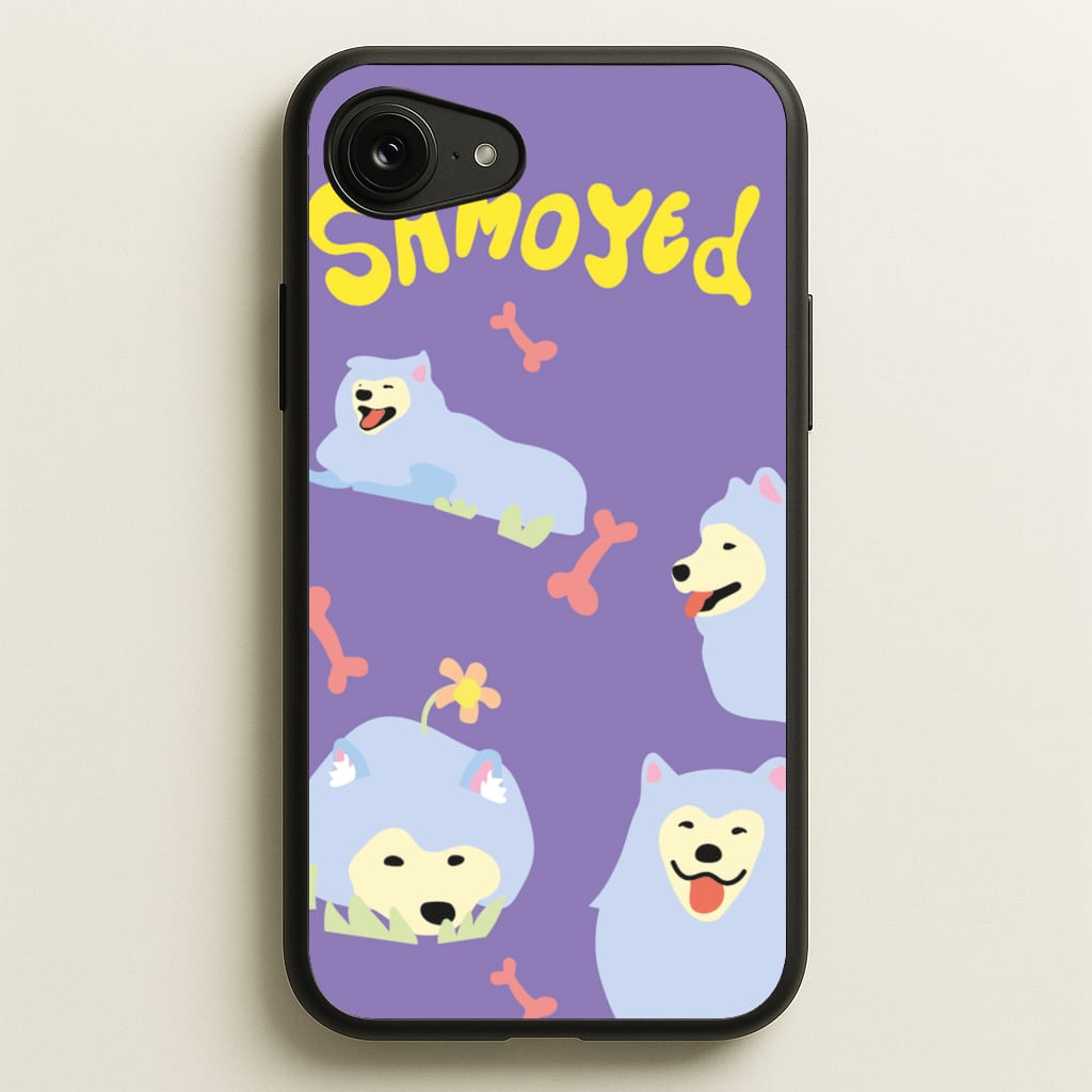 Samoyed - Dog Patterns - Dog Patterns Phone Case for iPhone 16e