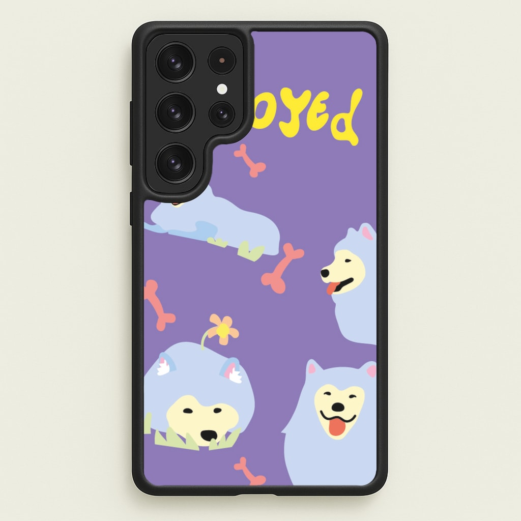 Samoyed - Dog Patterns - Dog Patterns Phone Case for Galaxy S23 Ultra
