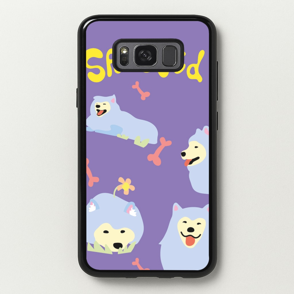 Samoyed - Dog Patterns - Dog Patterns Phone Case for Galaxy S8