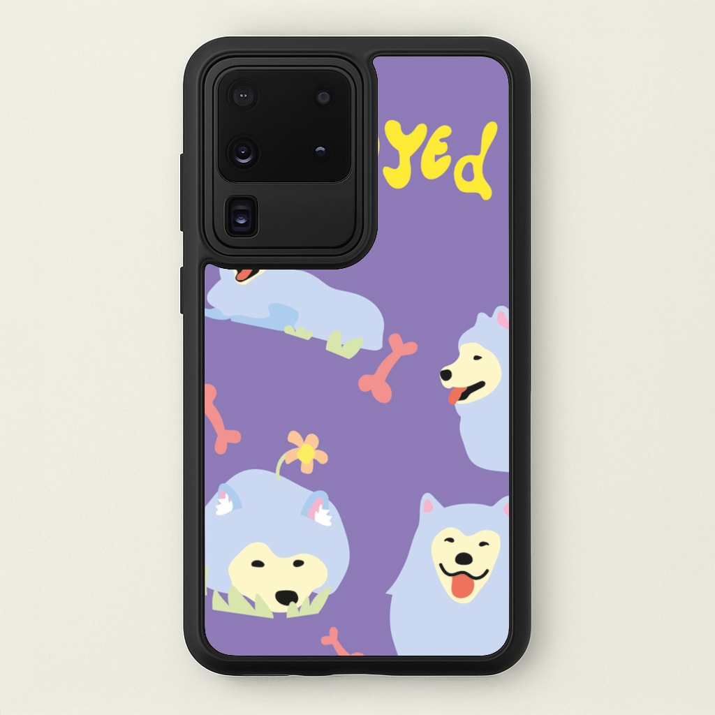 Samoyed - Dog Patterns - Dog Patterns Phone Case for Galaxy S20 Ultra