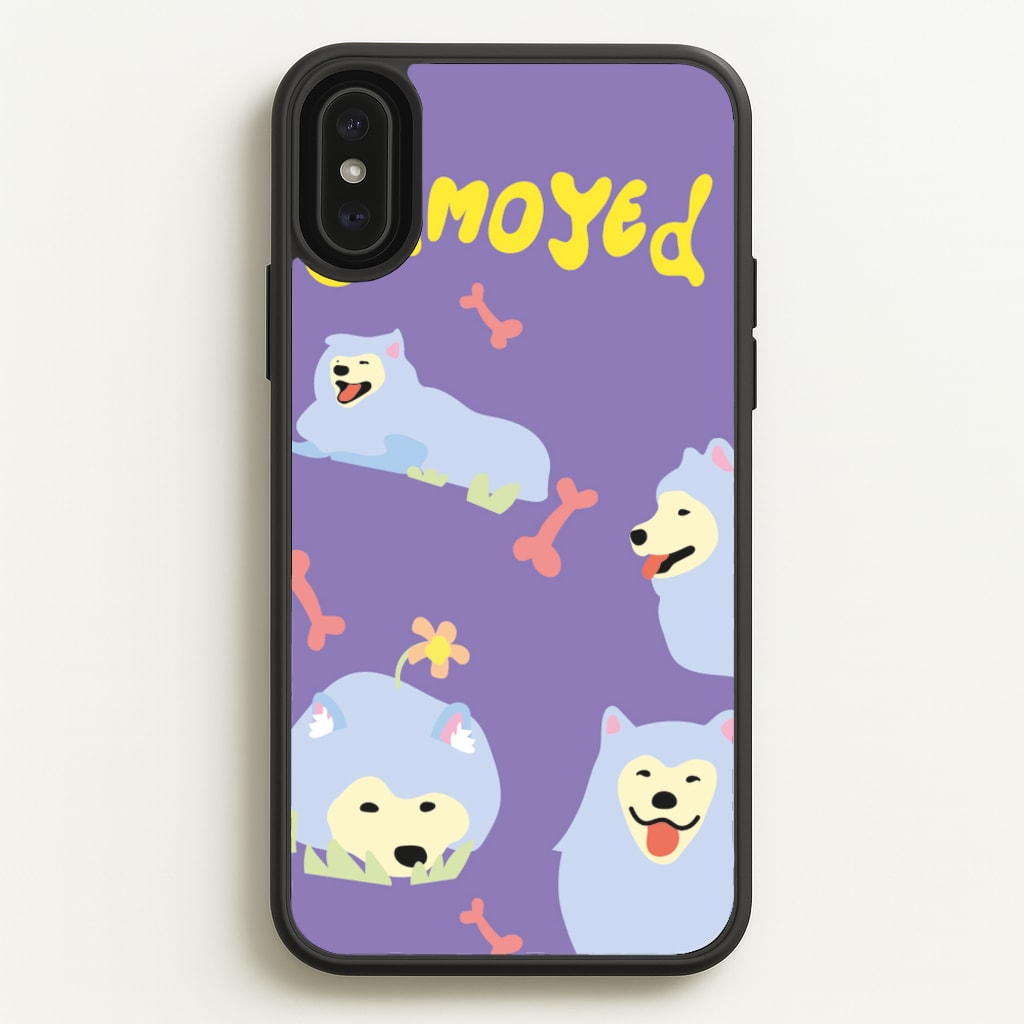 Samoyed - Dog Patterns - Dog Patterns Phone Case for iPhone XS Max