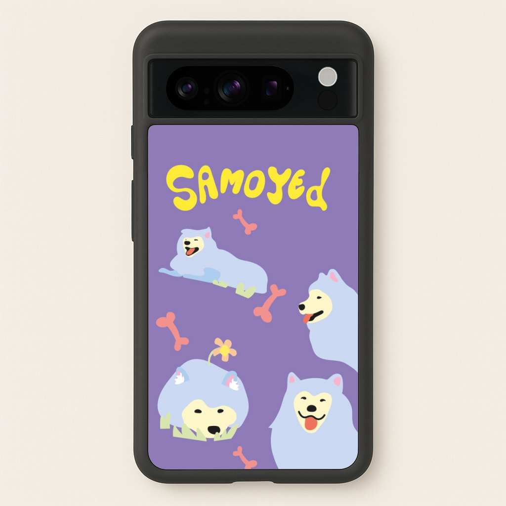 Samoyed - Dog Patterns - Dog Patterns Phone Case for Google Pixel 8 Pro