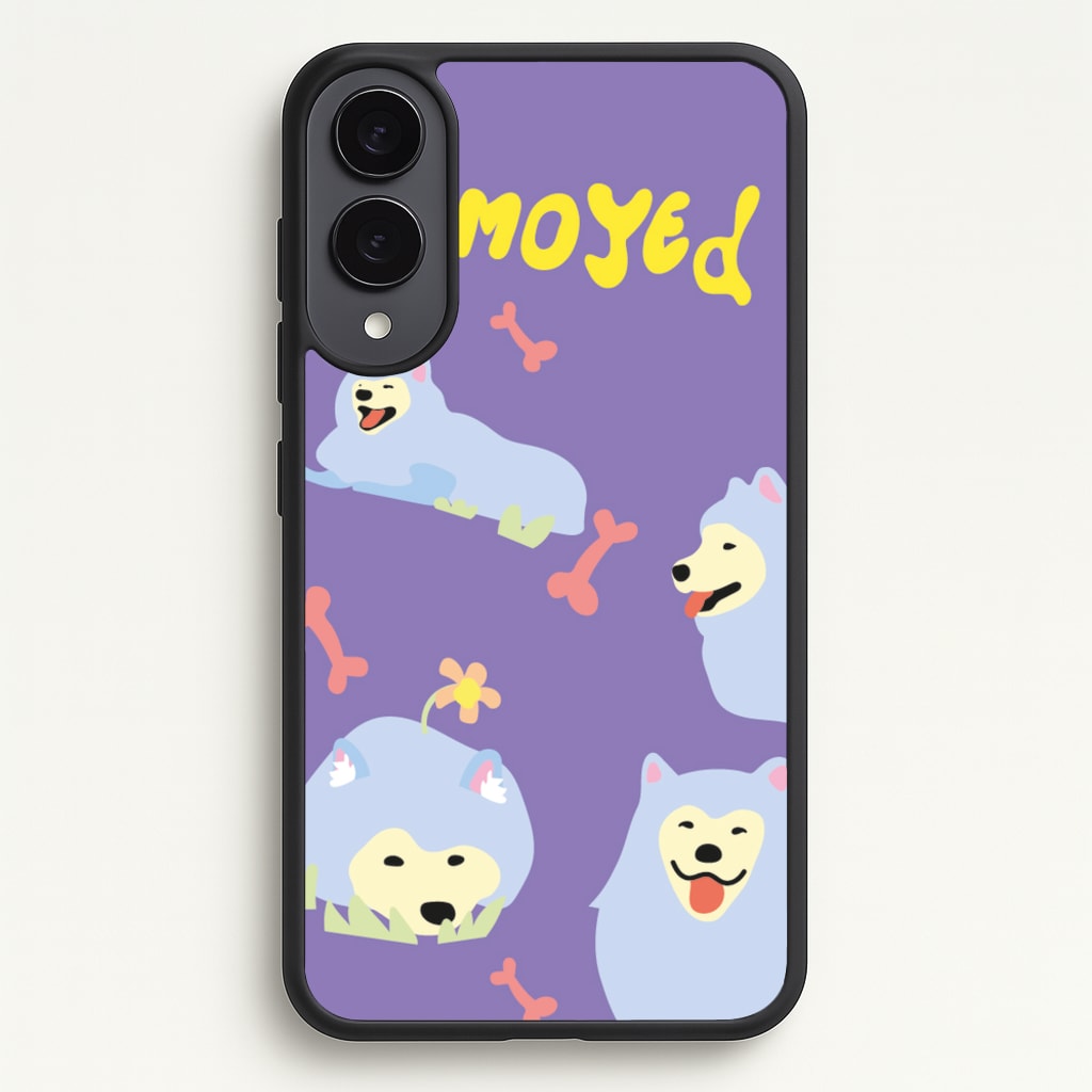 Samoyed - Dog Patterns - Dog Patterns Phone Case for Galaxy S25 Edge