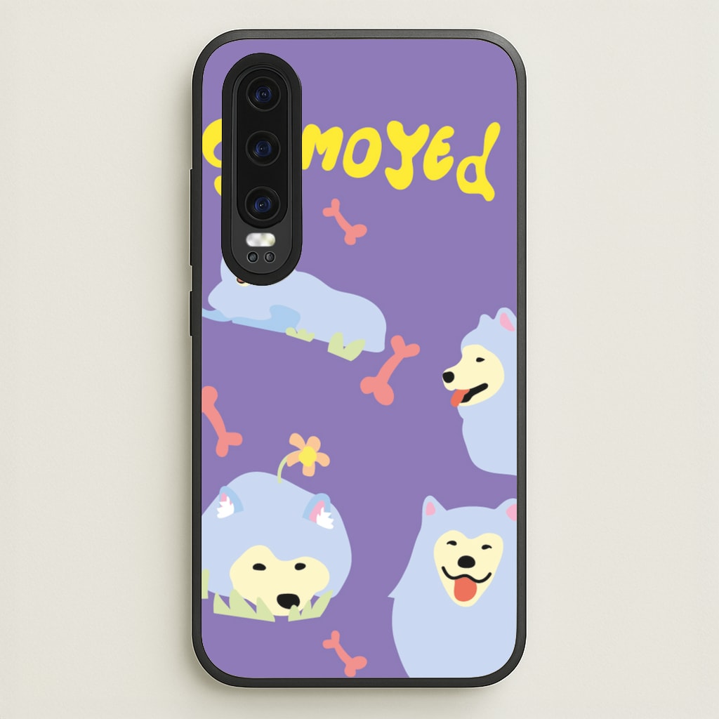 Samoyed - Dog Patterns - Dog Patterns Phone Case for Huawei P30