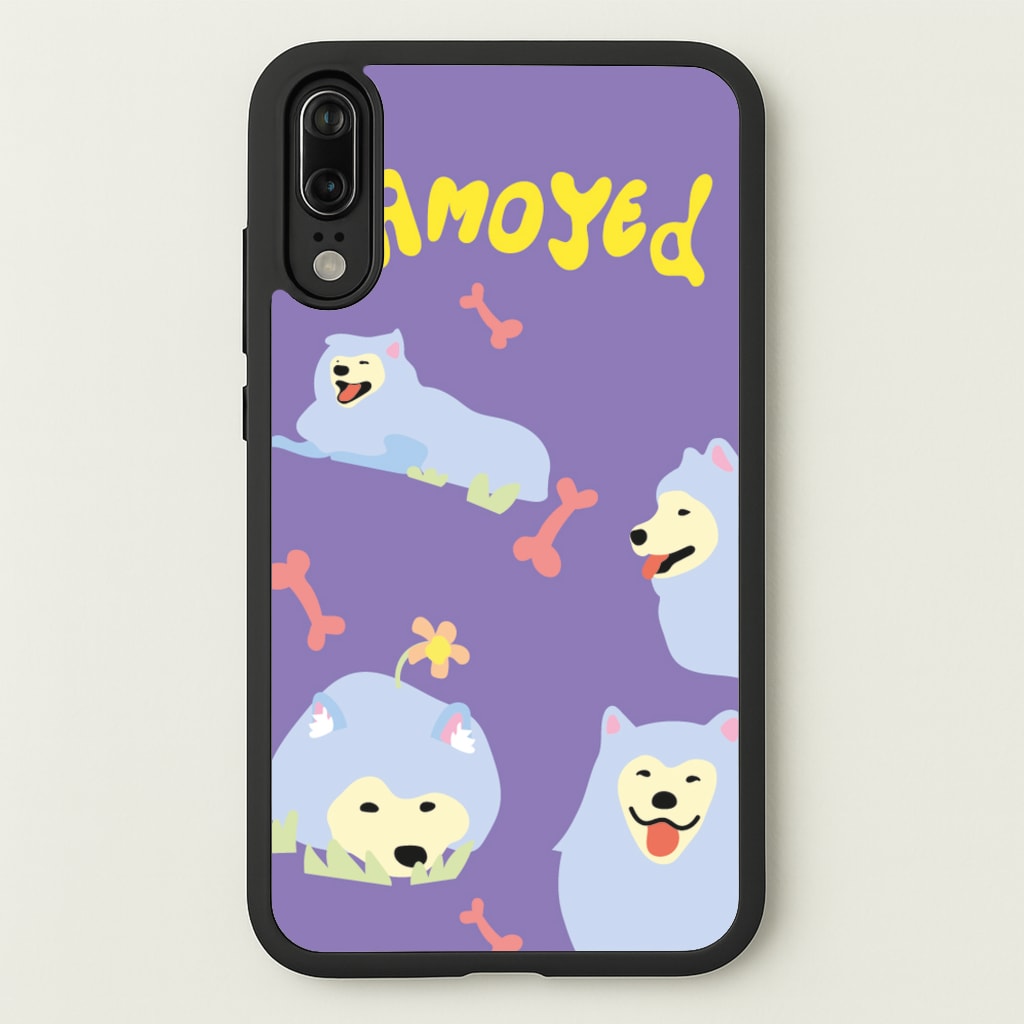Samoyed - Dog Patterns - Dog Patterns Phone Case for Huawei P20