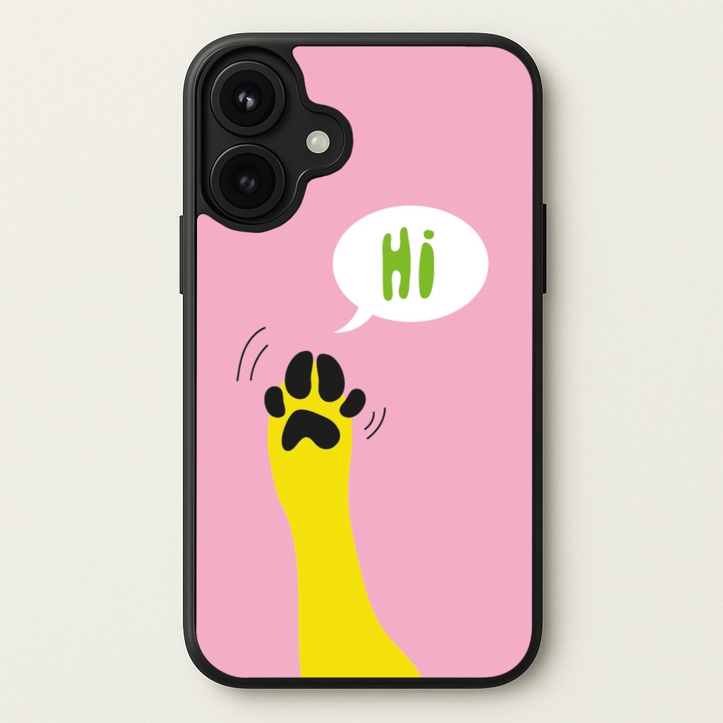 Hi - Dog Patterns Phone Case for iPhone 17