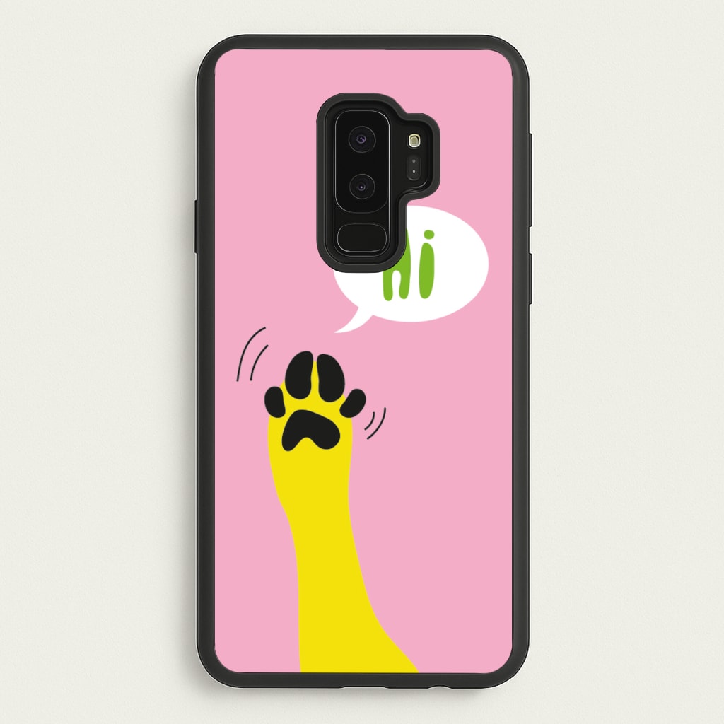 Hi - Dog Patterns - Dog Patterns Phone Case for Galaxy S9 Plus