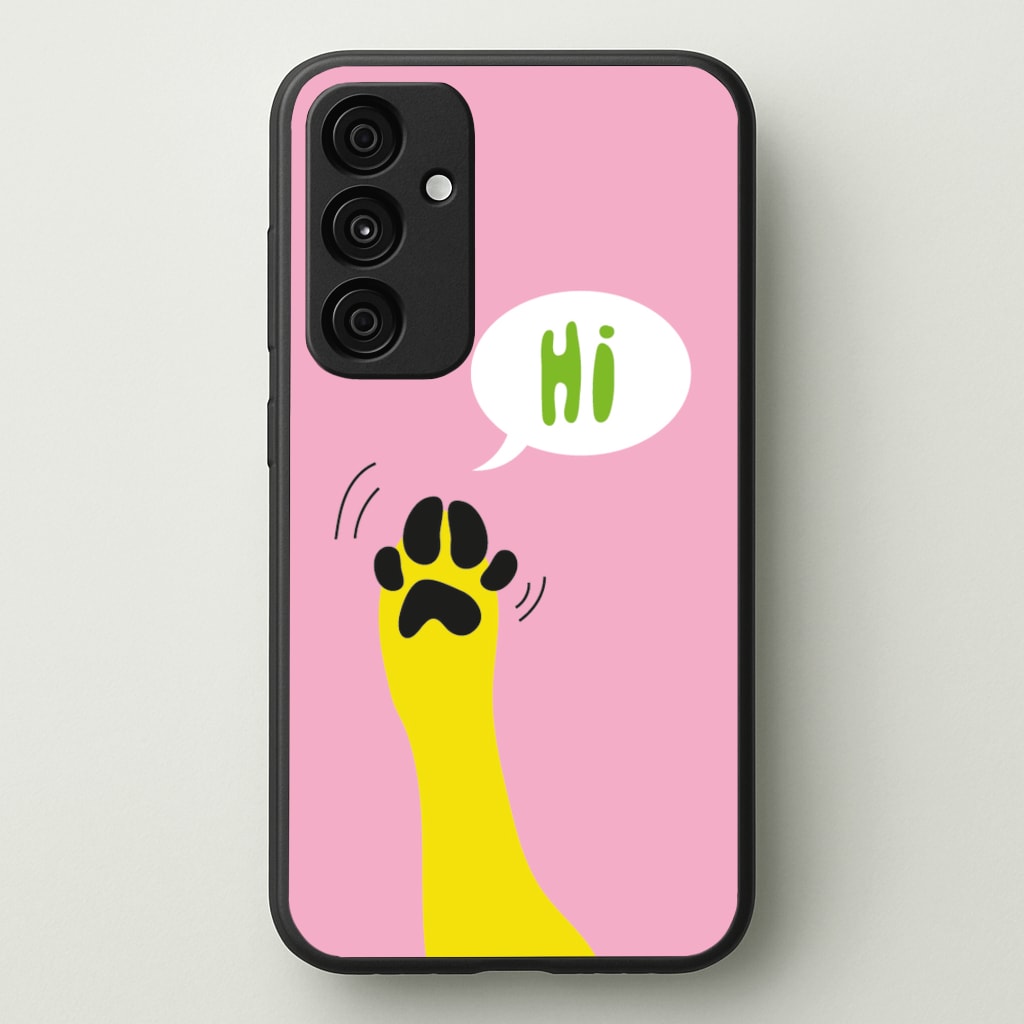 Hi - Dog Patterns - Dog Patterns Phone Case for Galaxy A35