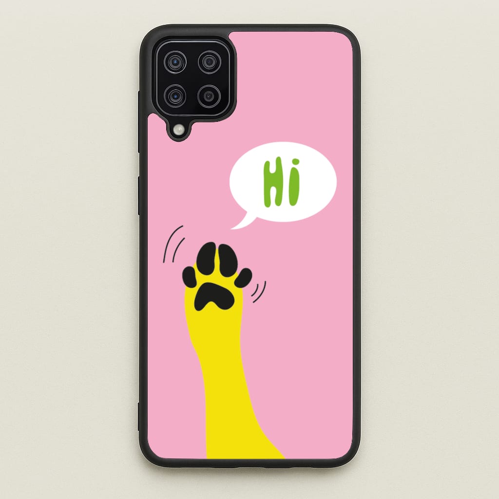 Hi - Dog Patterns - Dog Patterns Phone Case for Galaxy A12
