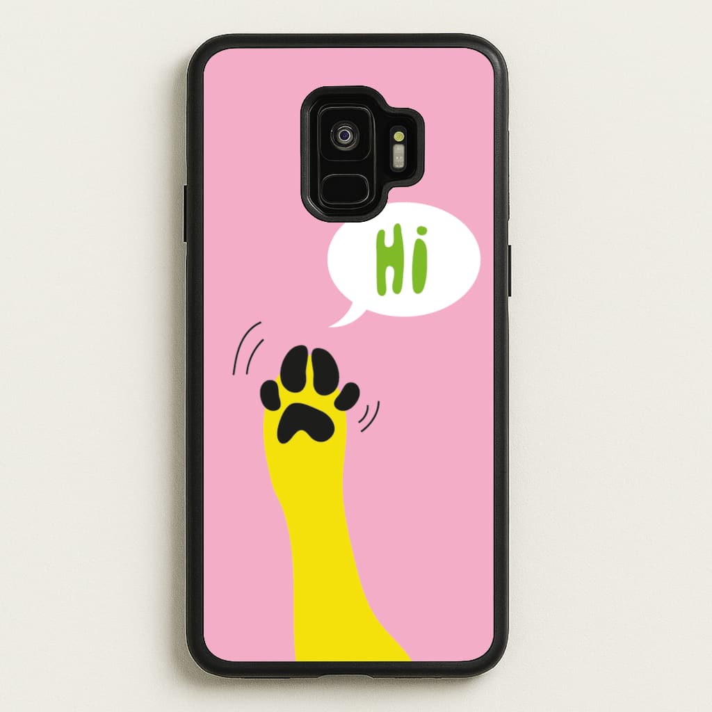 Hi - Dog Patterns - Dog Patterns Phone Case for Galaxy S9