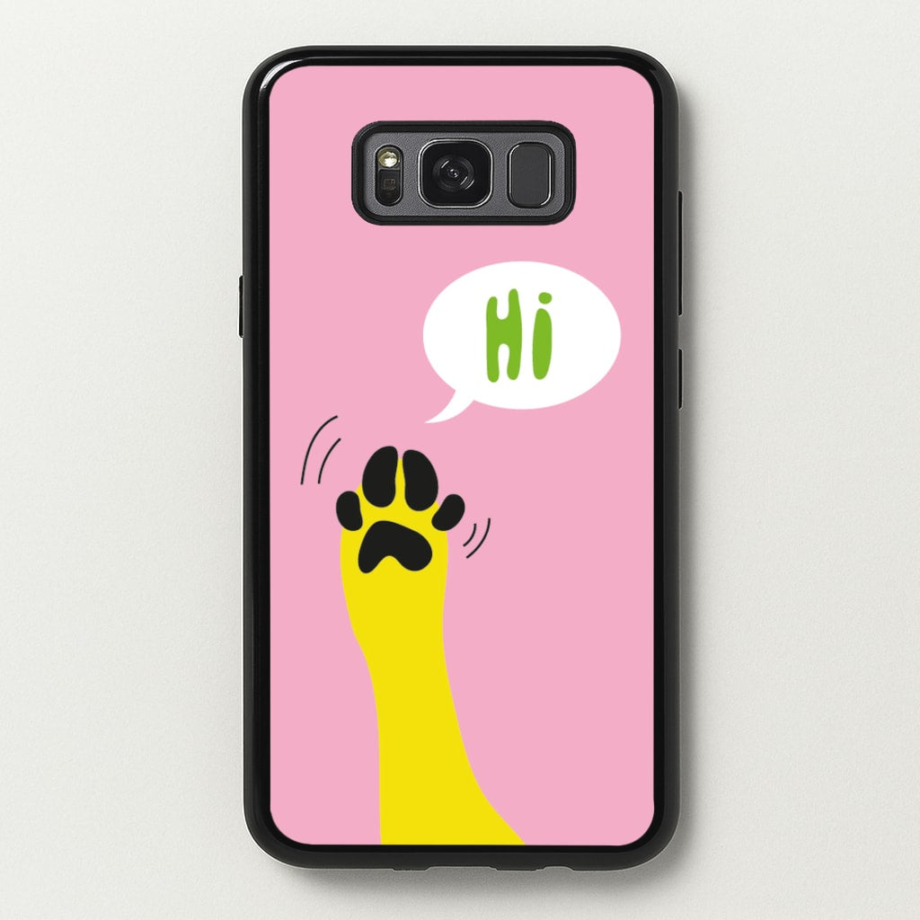 Hi - Dog Patterns - Dog Patterns Phone Case for Galaxy S8 Plus