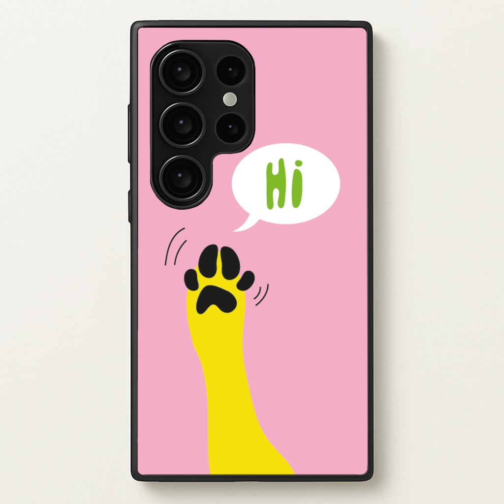 Hi - Dog Patterns - Dog Patterns Phone Case for Galaxy S24 Ultra