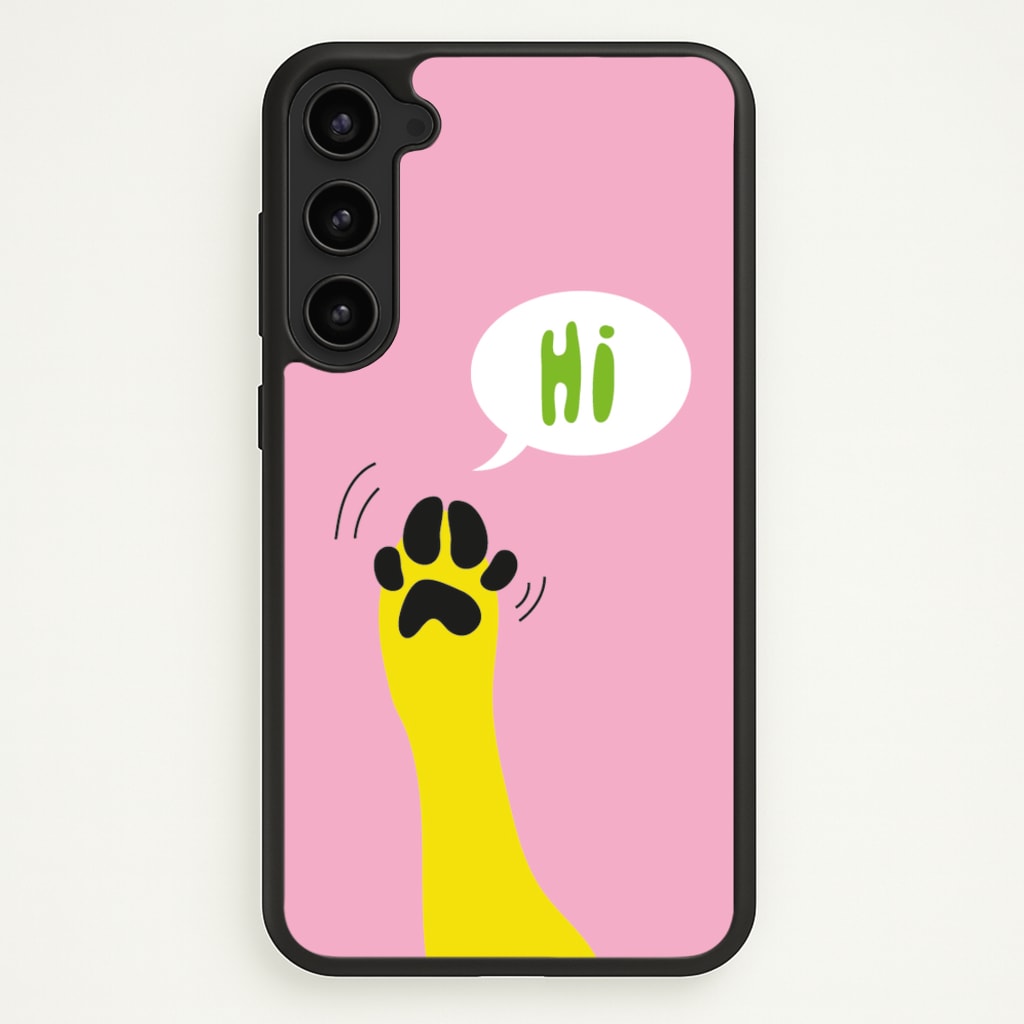Hi - Dog Patterns - Dog Patterns Phone Case for Galaxy S23