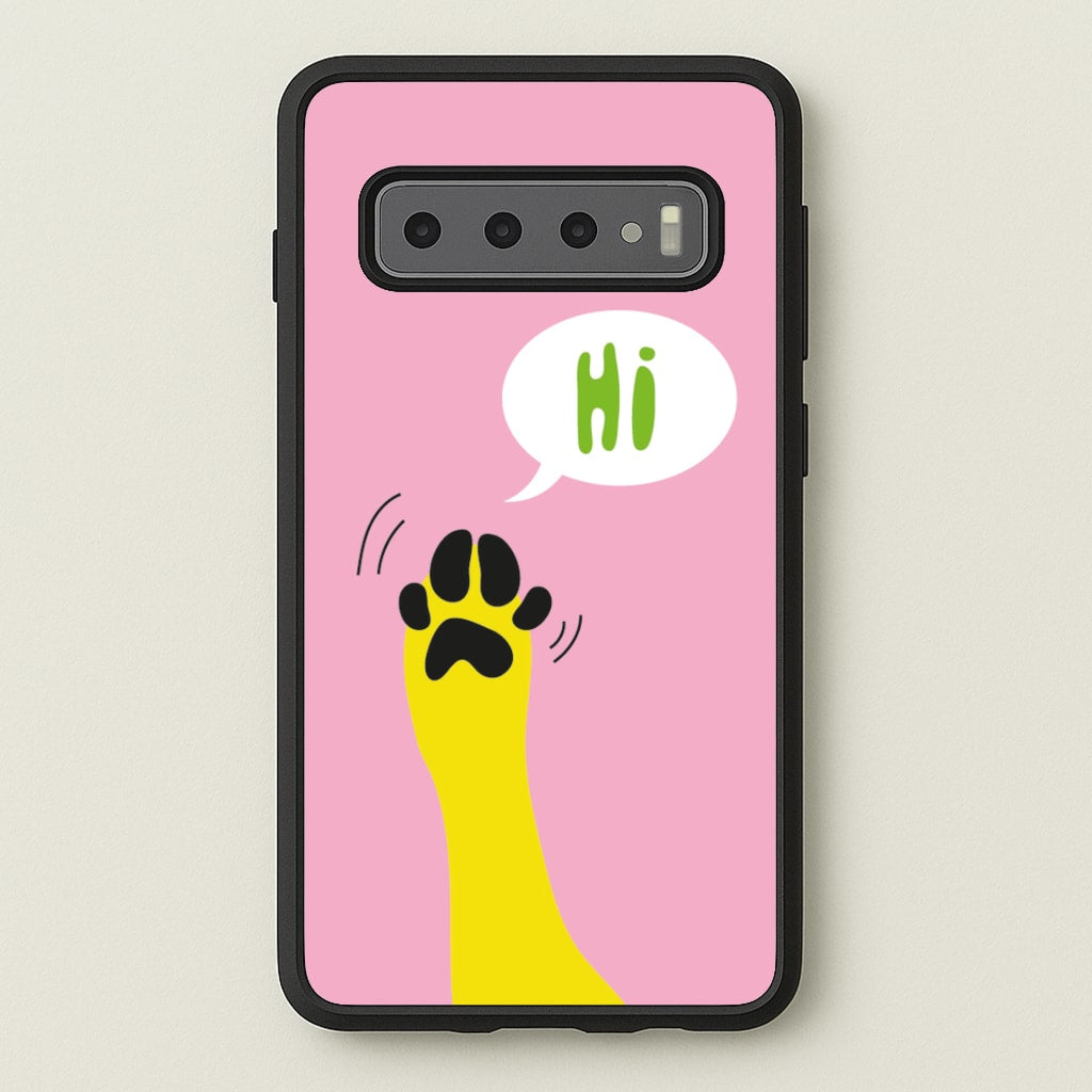 Hi - Dog Patterns - Dog Patterns Phone Case for Galaxy S10
