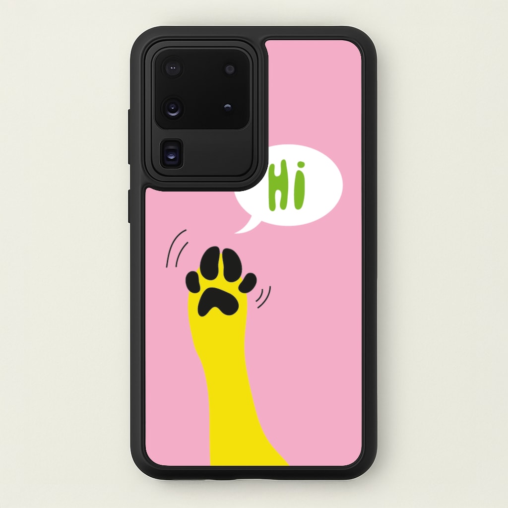 Hi - Dog Patterns - Dog Patterns Phone Case for Galaxy S20 Ultra