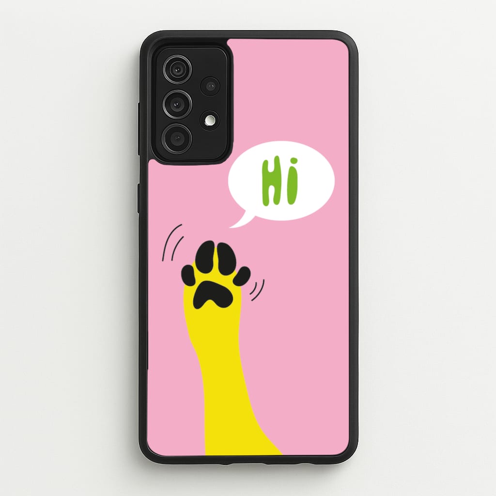 Hi - Dog Patterns - Dog Patterns Phone Case for Galaxy A52 / A52s