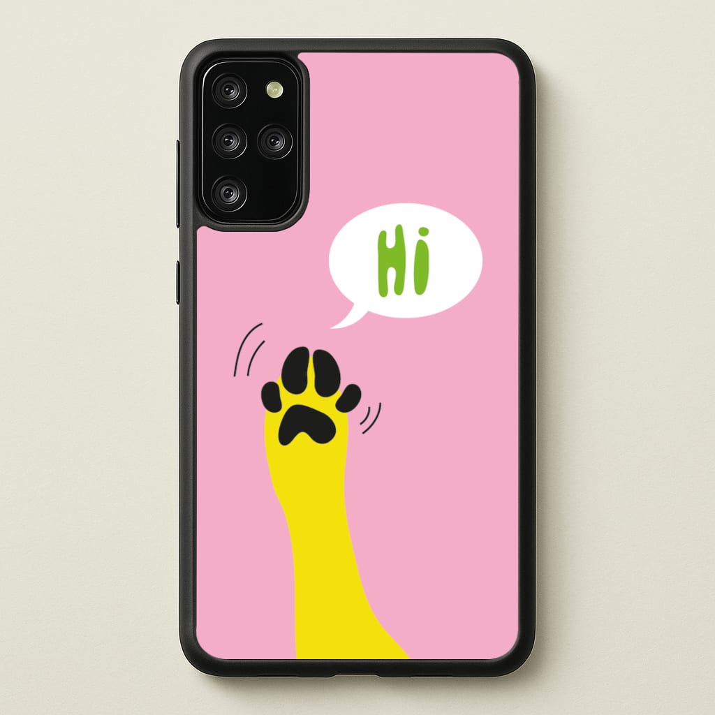 Hi - Dog Patterns - Dog Patterns Phone Case for Galaxy S20 Plus