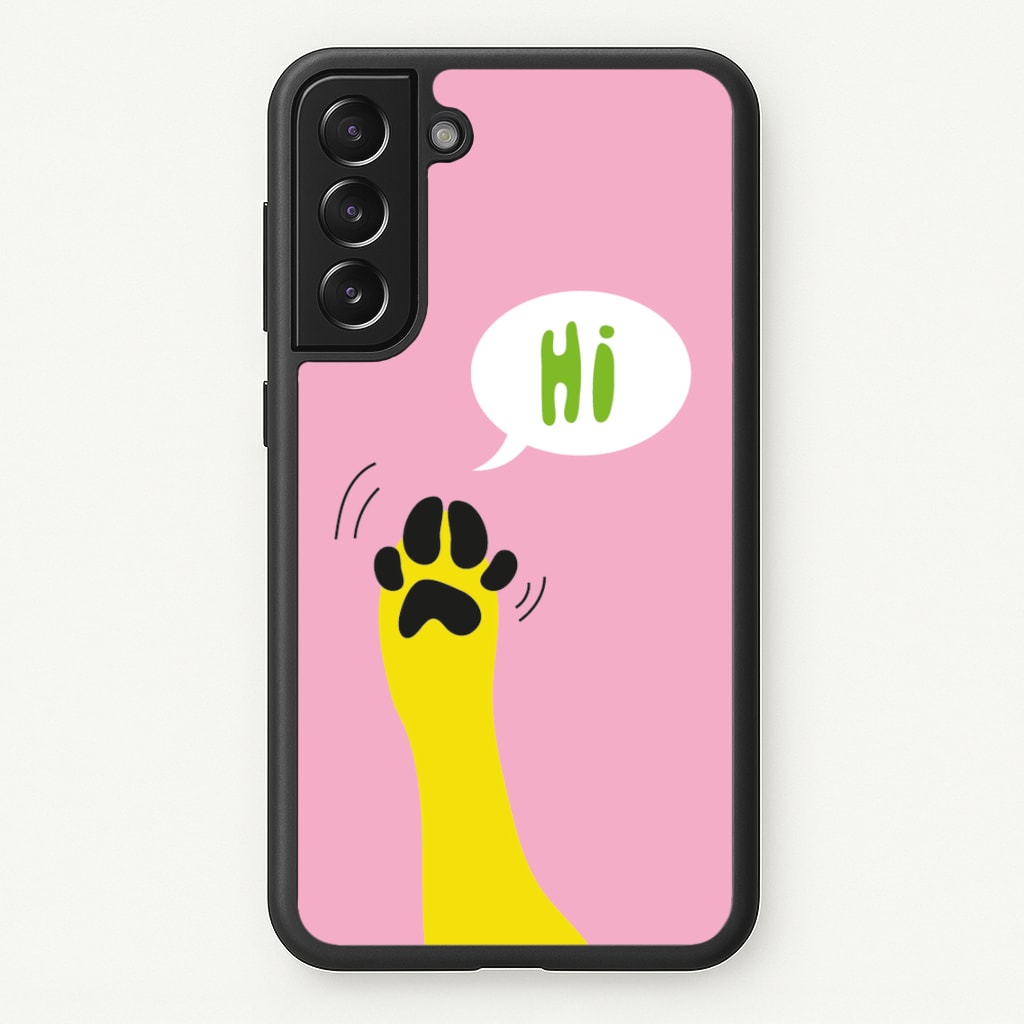 Hi - Dog Patterns - Dog Patterns Phone Case for Galaxy S22 Plus