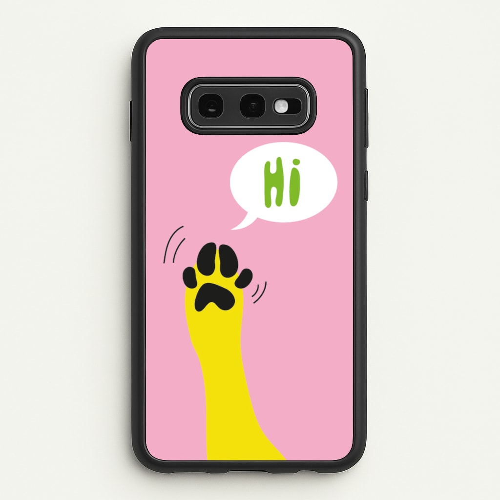 Hi - Dog Patterns - Dog Patterns Phone Case for Galaxy S10e