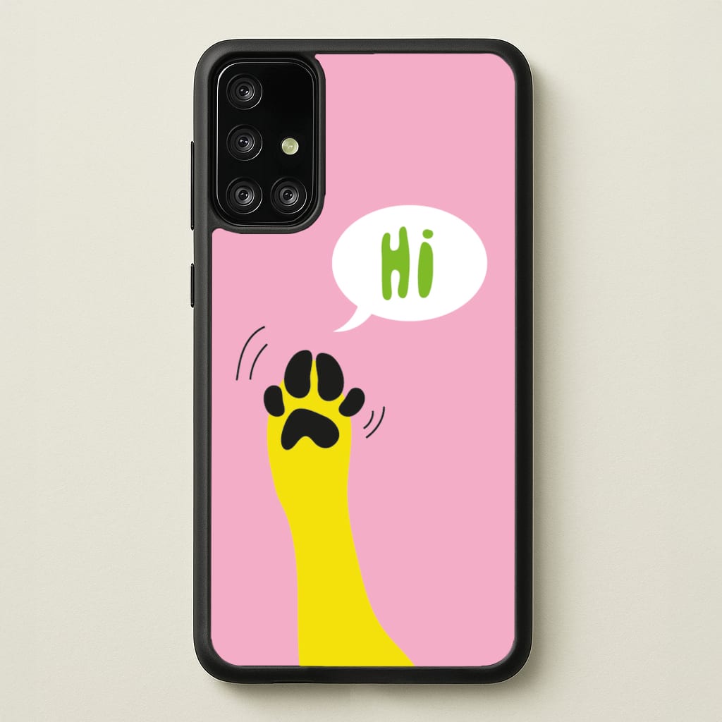 Hi - Dog Patterns - Dog Patterns Phone Case for Galaxy A71