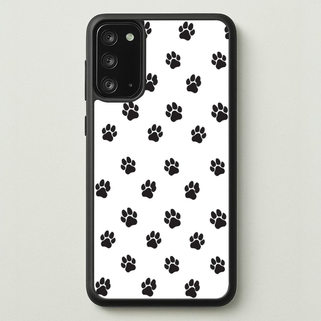 Paw pattern - Dog Patterns - Dog Patterns Phone Case for Galaxy Note 20