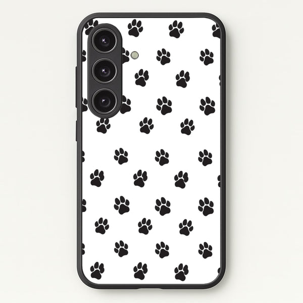 Paw pattern - Dog Patterns - Dog Patterns Phone Case for Galaxy S24 Plus