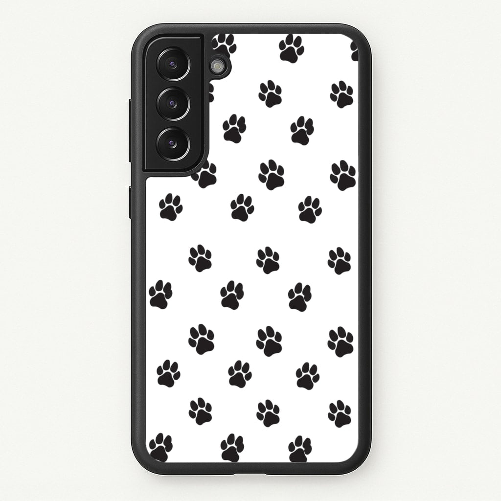 Paw pattern - Dog Patterns - Dog Patterns Phone Case for Galaxy S21