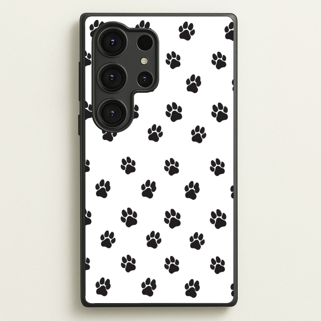Paw pattern - Dog Patterns - Dog Patterns Phone Case for Galaxy S25 Ultra