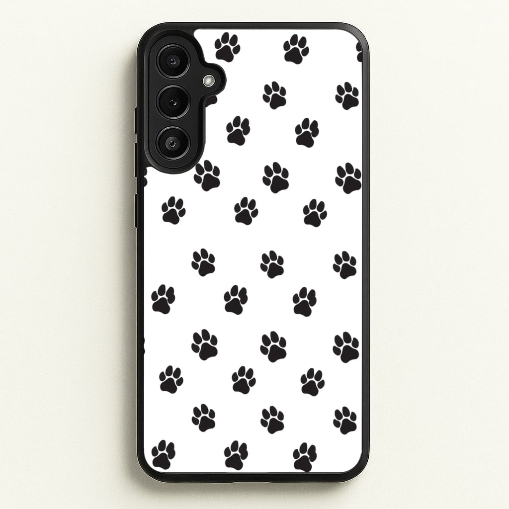 Paw pattern - Dog Patterns - Dog Patterns Phone Case for Galaxy A36