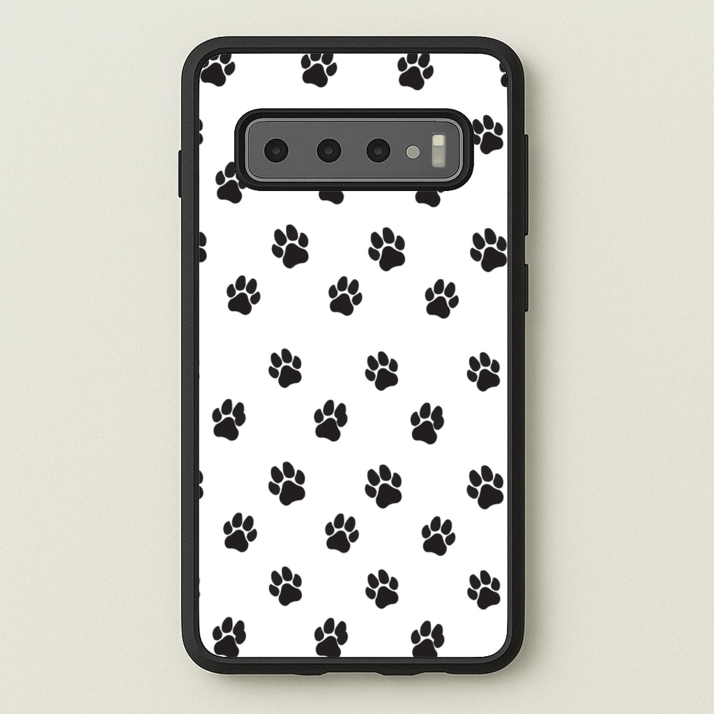 Paw pattern - Dog Patterns - Dog Patterns Phone Case for Galaxy S10 Plus
