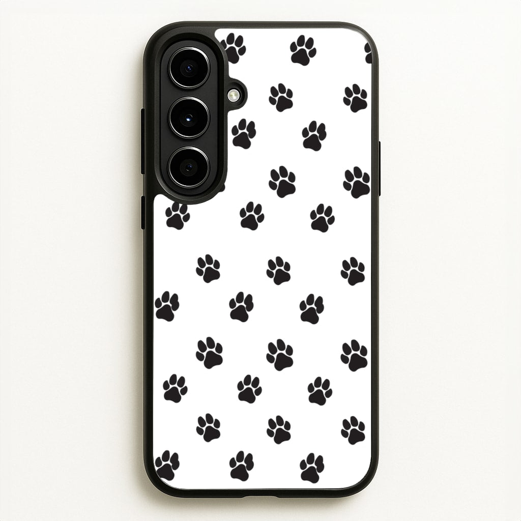 Paw pattern - Dog Patterns - Dog Patterns Phone Case for Galaxy A56