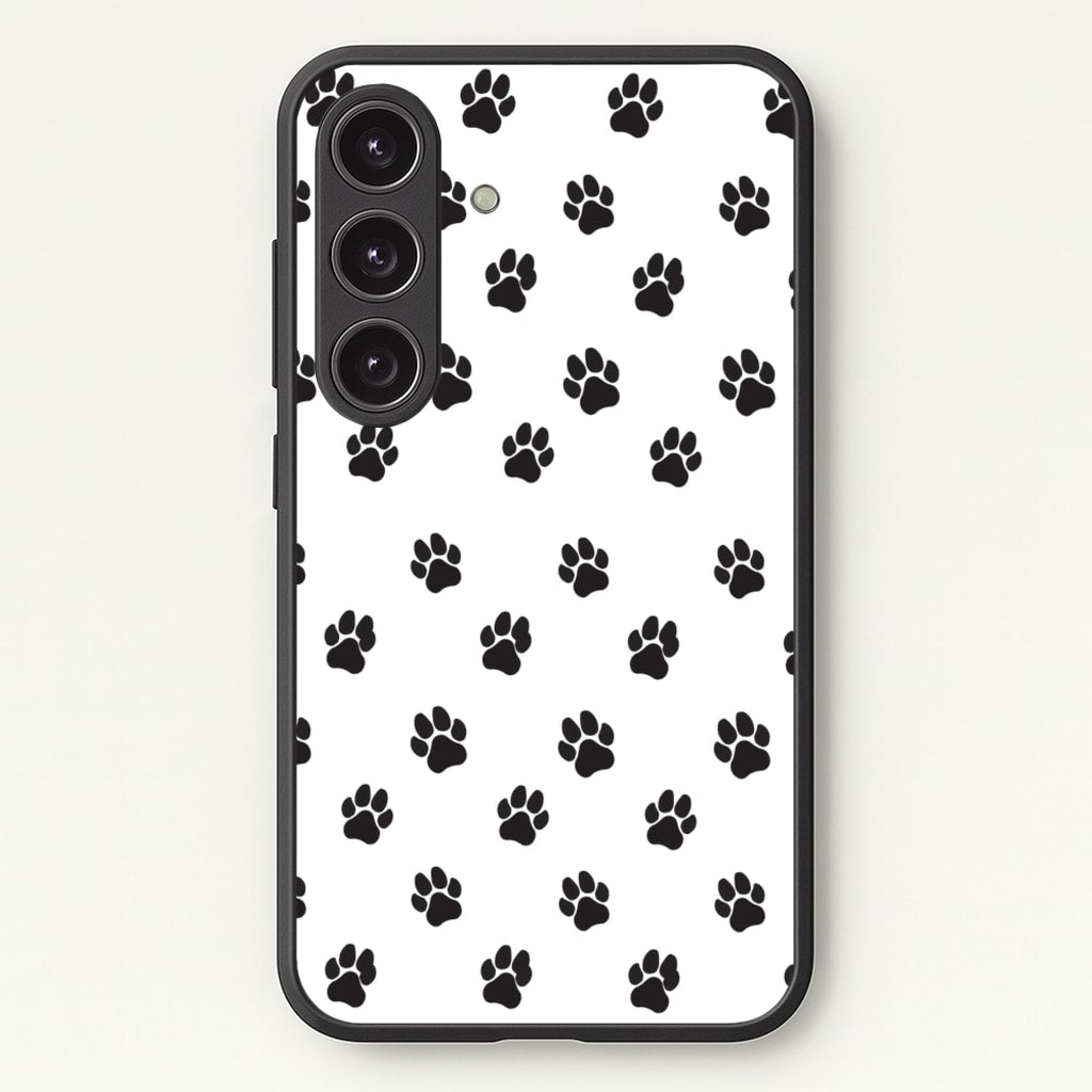 Paw pattern - Dog Patterns - Dog Patterns Phone Case for Galaxy S25