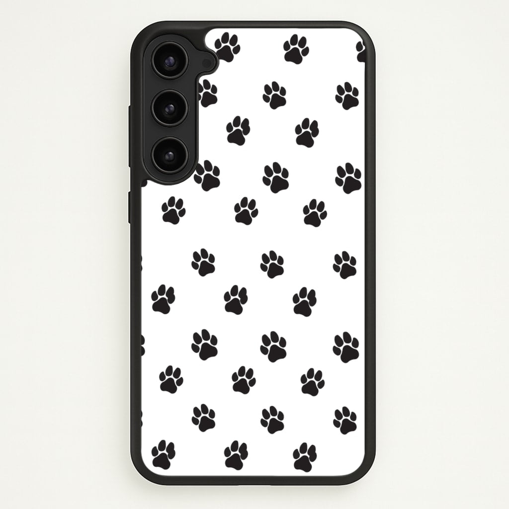 Paw pattern - Dog Patterns - Dog Patterns Phone Case for Galaxy S23 Plus