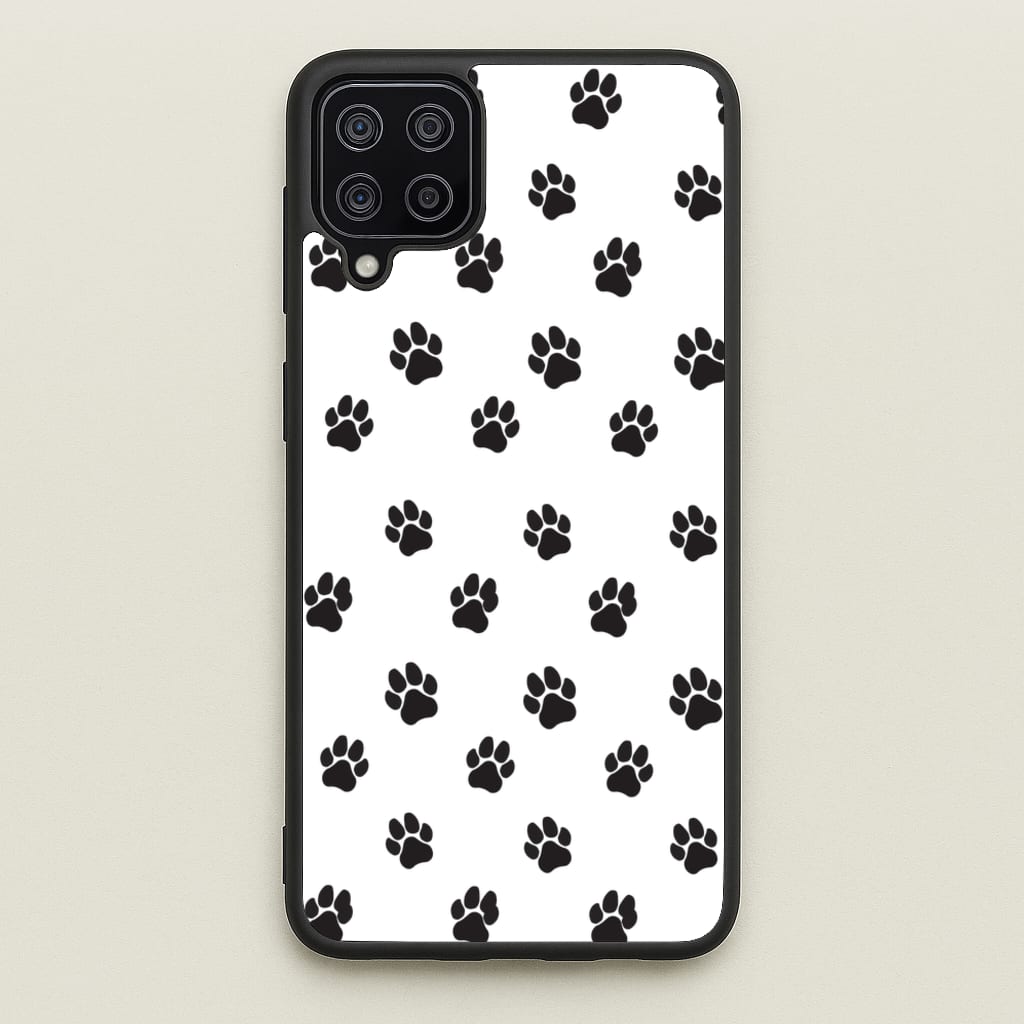Paw pattern - Dog Patterns - Dog Patterns Phone Case for Galaxy A12